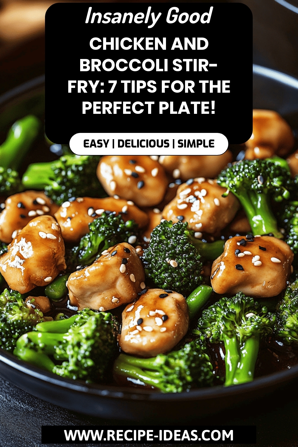 Chicken Broccoli Stir-Fry final dish beautifully presented and ready to serve