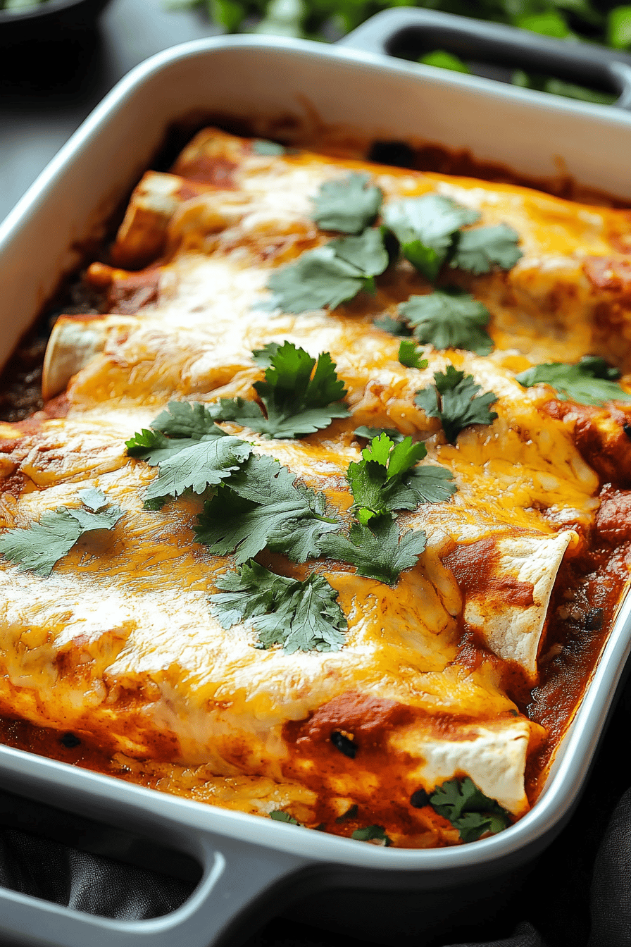 Chicken Enchiladas Tips slice on plate showing perfect texture and swirl pattern