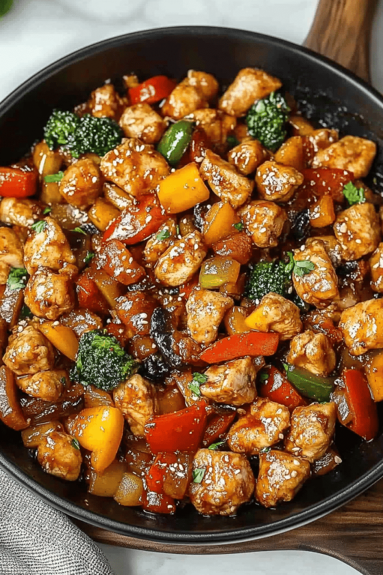 Chicken Peppers Stir Fry