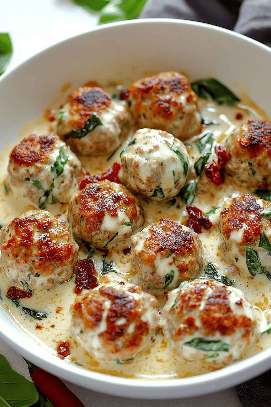 Chicken Ricotta Meatballs
