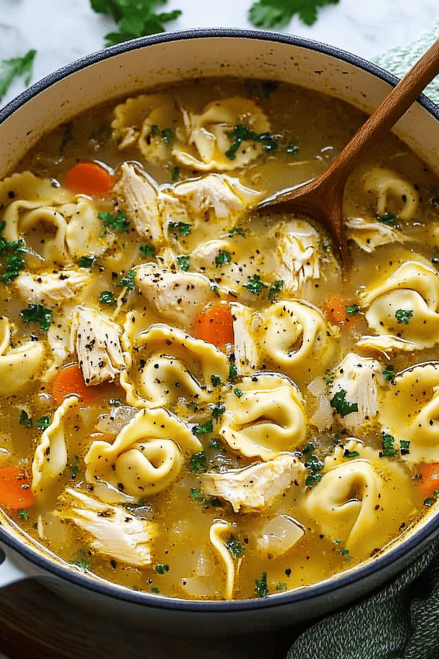 Chicken Tortellini Soup Recipe