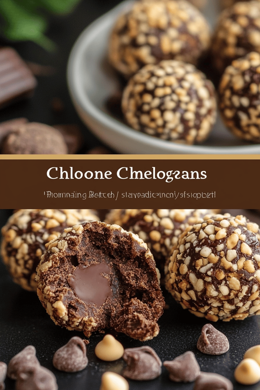 Chocolate Ball Cookies ingredients organized and measured on kitchen counter