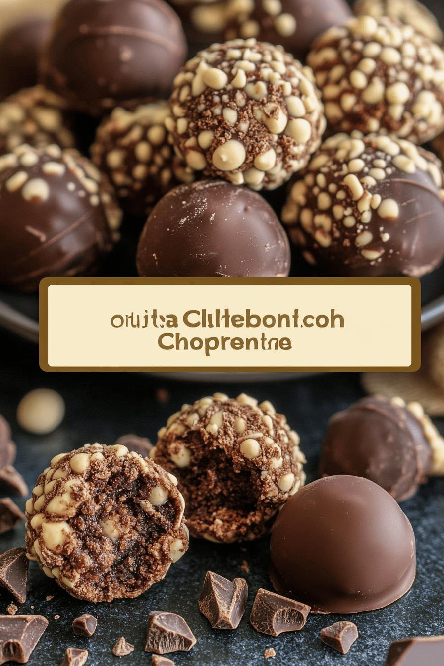 Chocolate Ball Cookies
