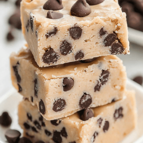 Chocolate Chip Cookie Dough Fudge