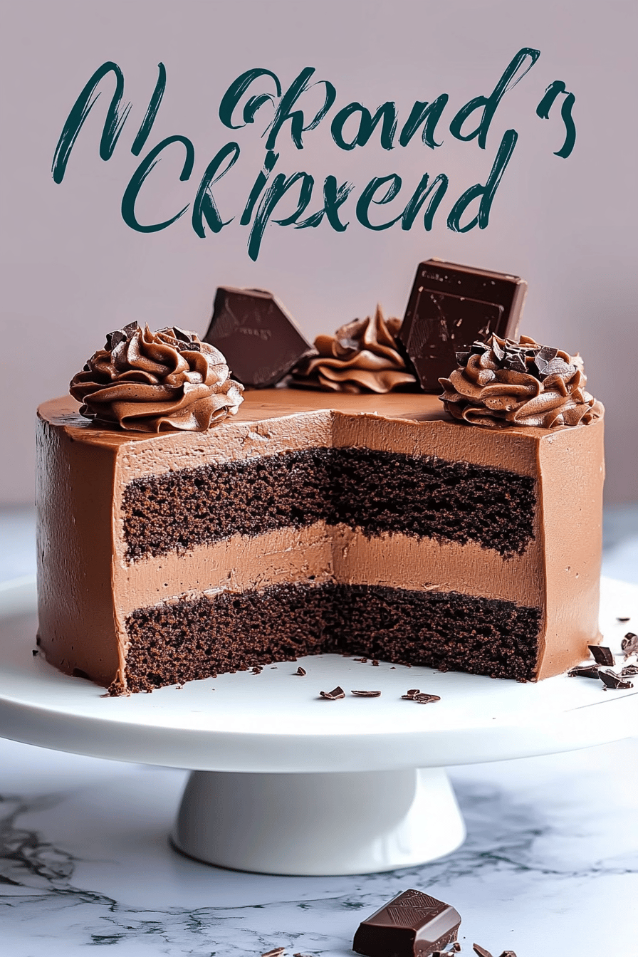 Chocolate Mousse Cake Recipe ingredients organized and measured on kitchen counter