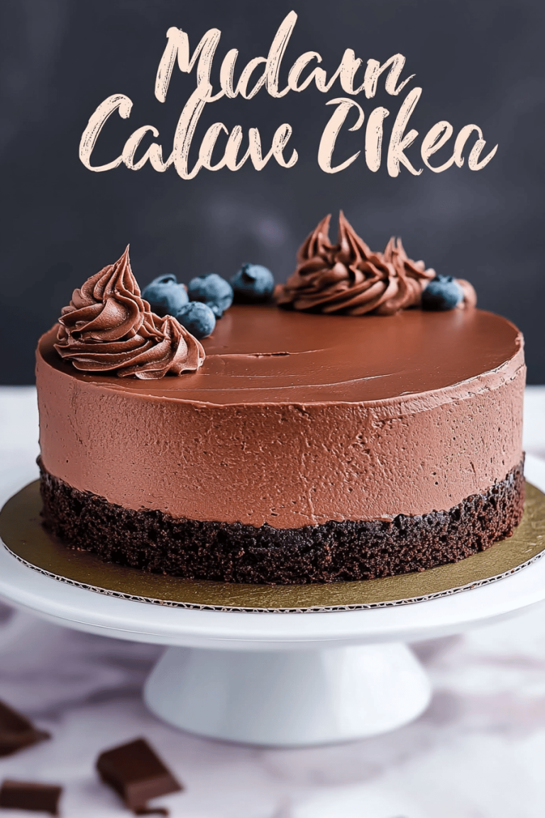 Chocolate Mousse Cake Recipe