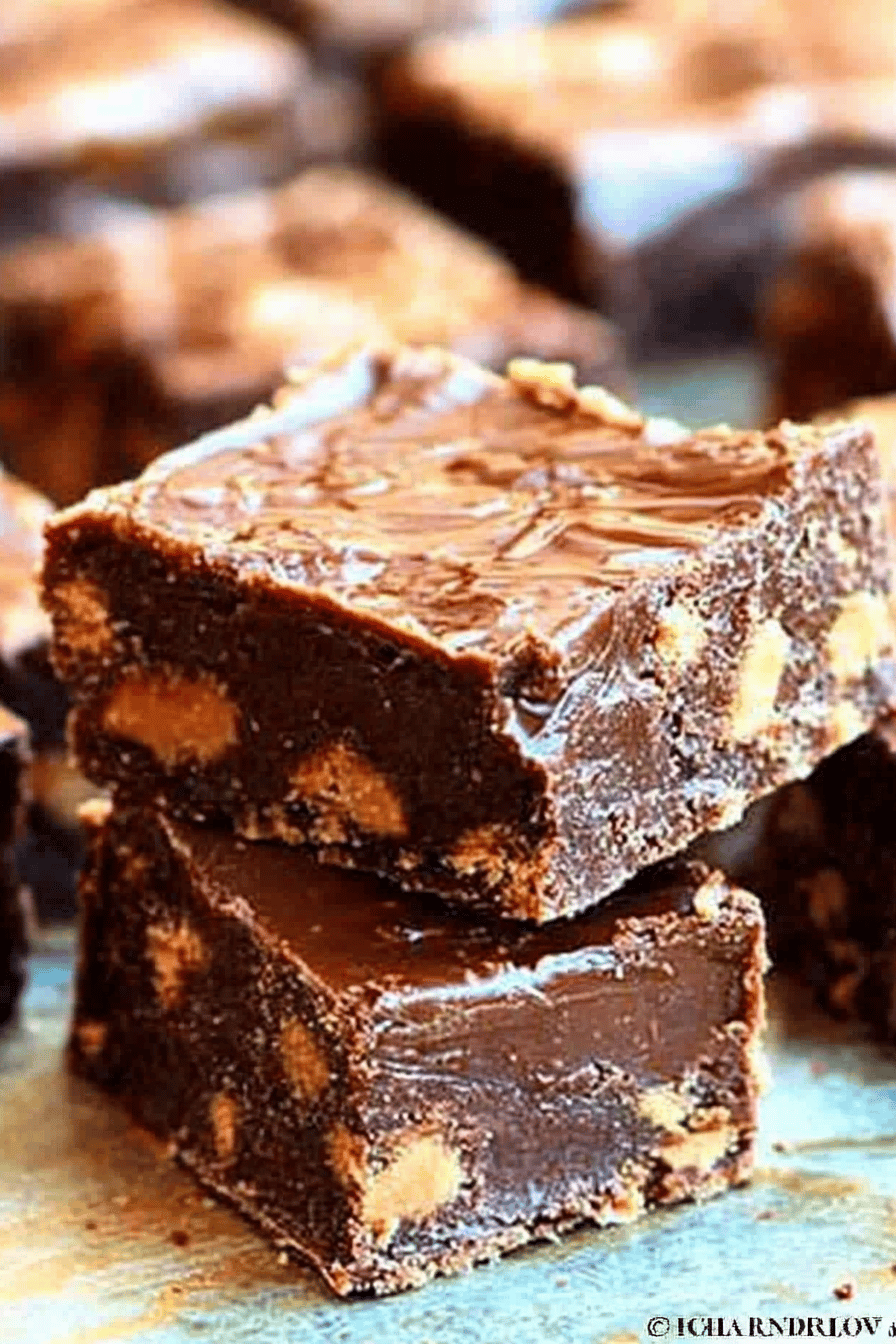 Chocolate Peanut Butter Bars ingredients organized and measured on kitchen counter