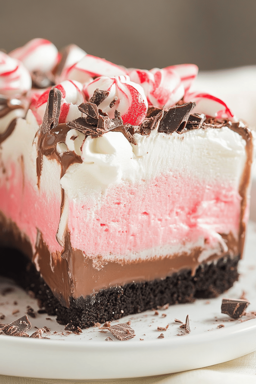 Chocolate Peppermint Lush final dish beautifully presented and ready to serve