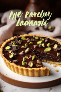 Chocolate Pistachio Tart