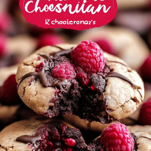 Chocolate Raspberry Cookies
