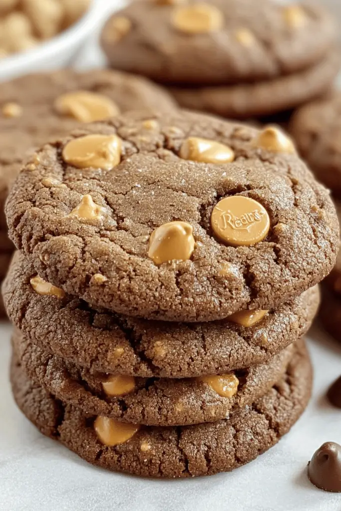 Chocolate Reese's Cookies