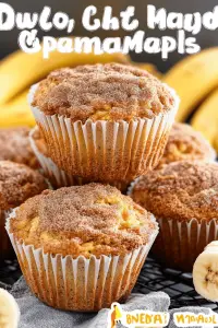 Cinnamon Banana Bread Muffins