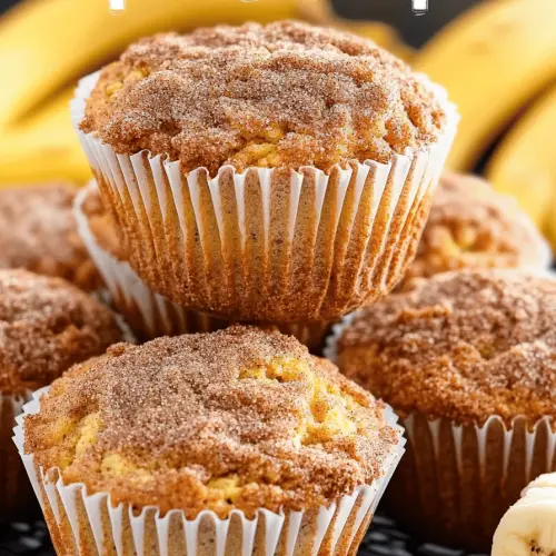 Cinnamon Banana Bread Muffins