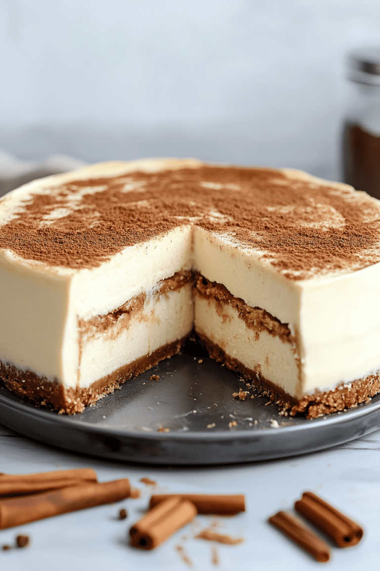 Cinnamon Roll Cheesecake Recipe