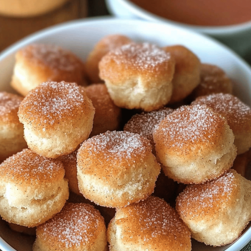 Cinnamon Sugar Biscuit Bites