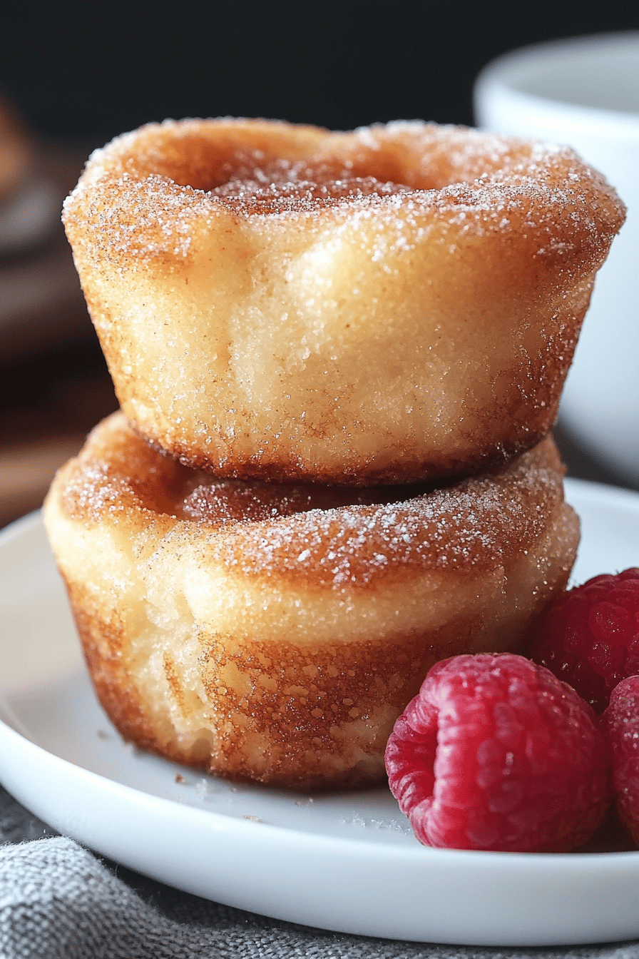 Cinnamon Sugar French Toast Muffins ingredients organized and measured on kitchen counter