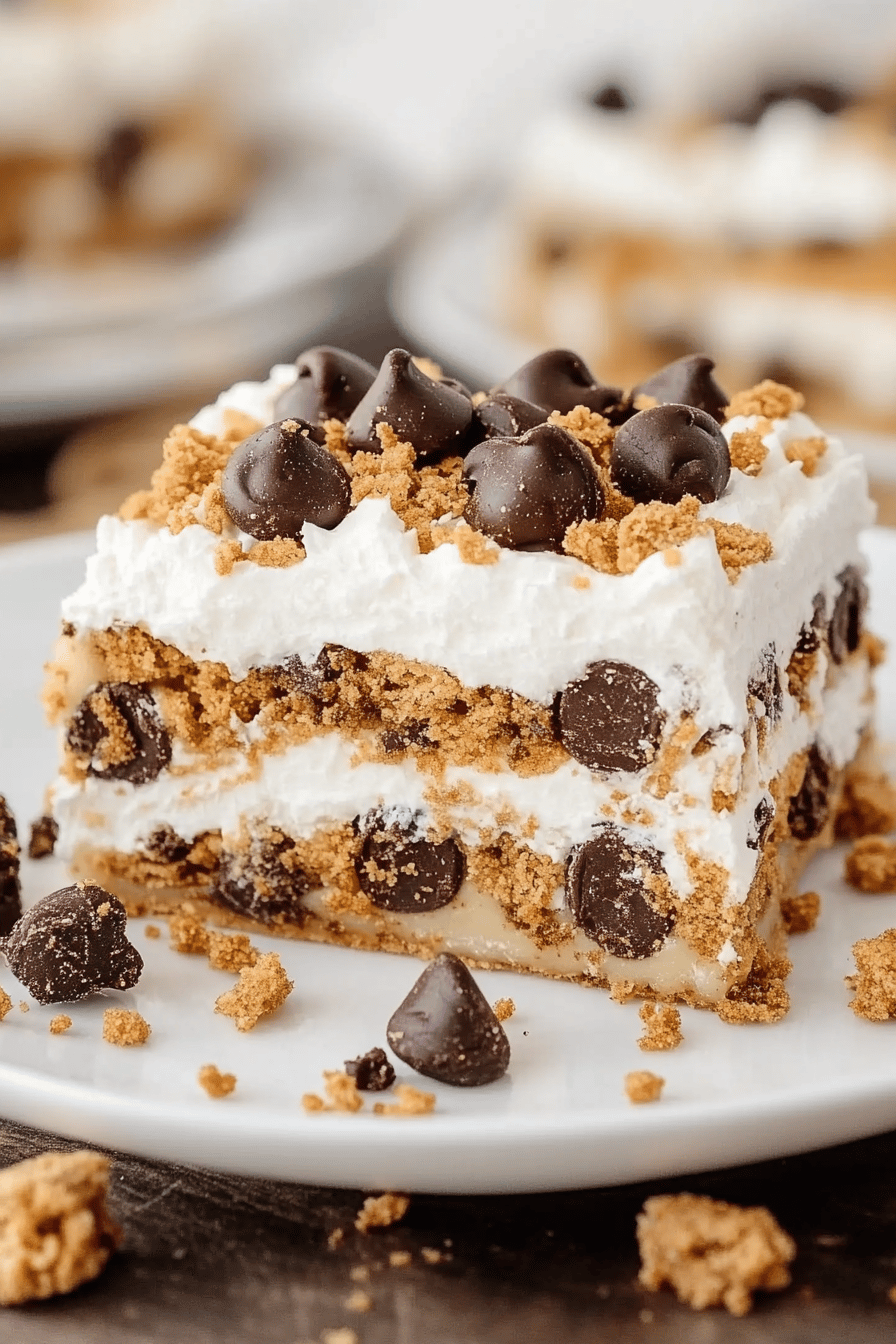 Cookie Lasagna Dessert ingredients organized and measured on kitchen counter
