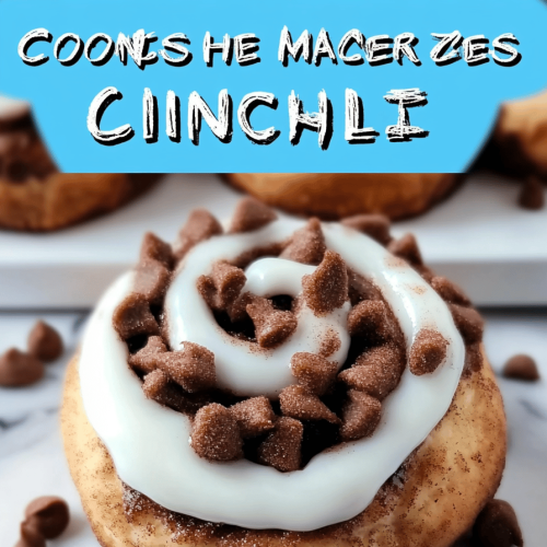 Cookie Monster Cinnamon Rolls