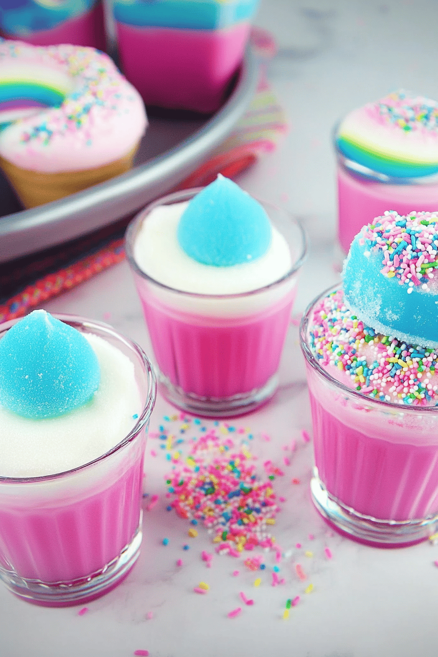 Cotton Candy Jello Shots