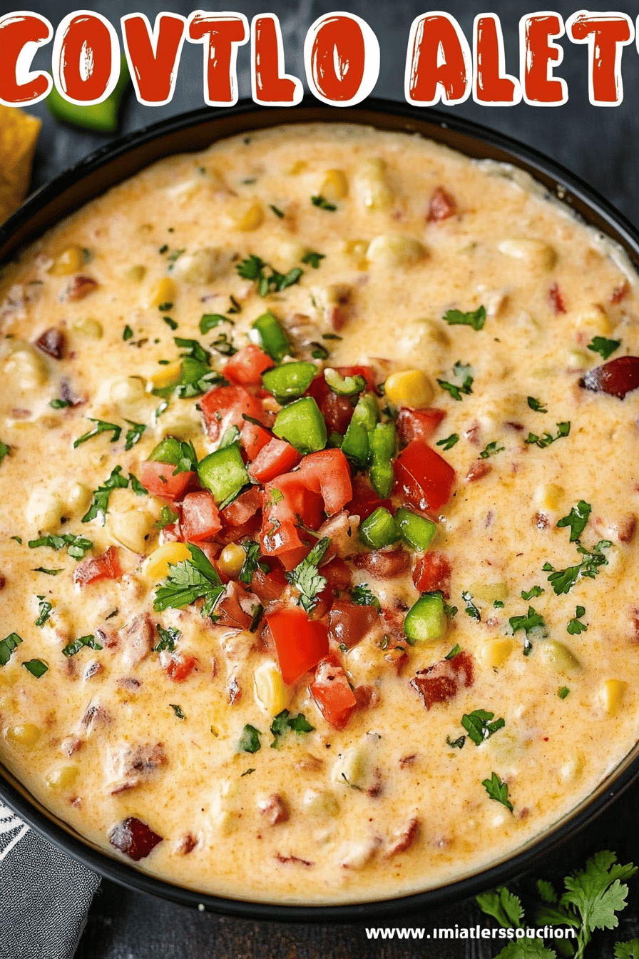 Cowboy Queso Recipe ingredients organized and measured on kitchen counter