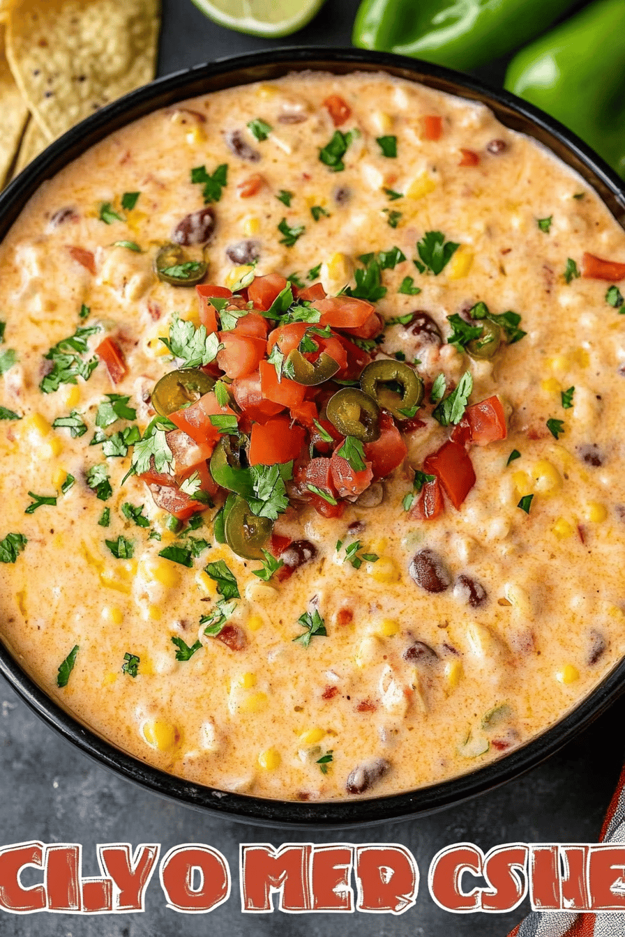Cowboy Queso Recipe slice on plate showing perfect texture and swirl pattern