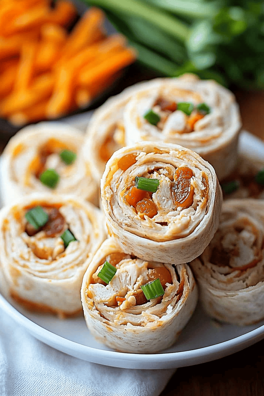 Crack Chicken Pinwheels slice on plate showing perfect texture and swirl pattern