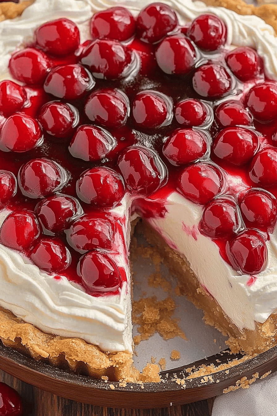 Cream Cheese Cherry Pie
