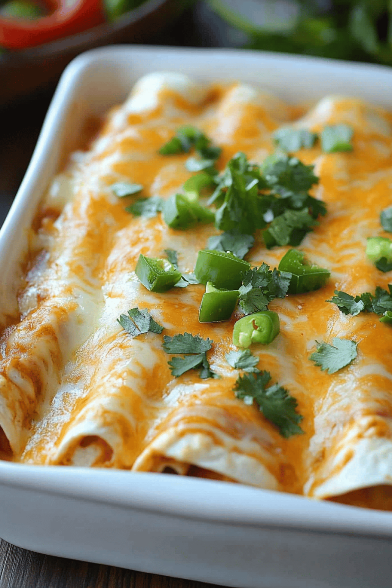 Cream Cheese Chicken Enchiladas