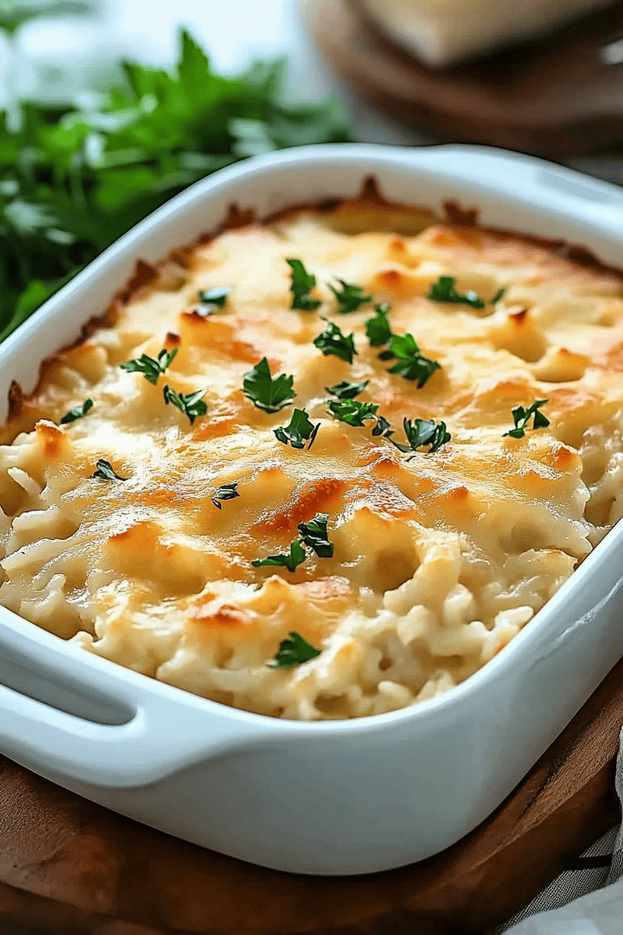 Creamy Chicken Rice Casserole ingredients organized and measured on kitchen counter