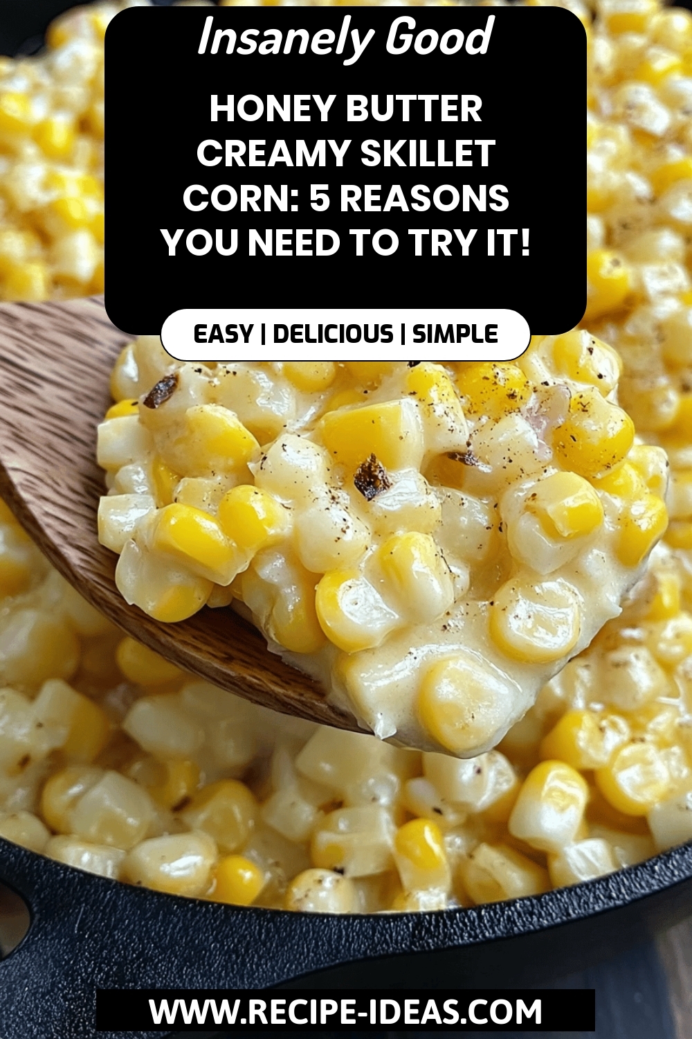 Creamy Skillet Corn final dish beautifully presented and ready to serve