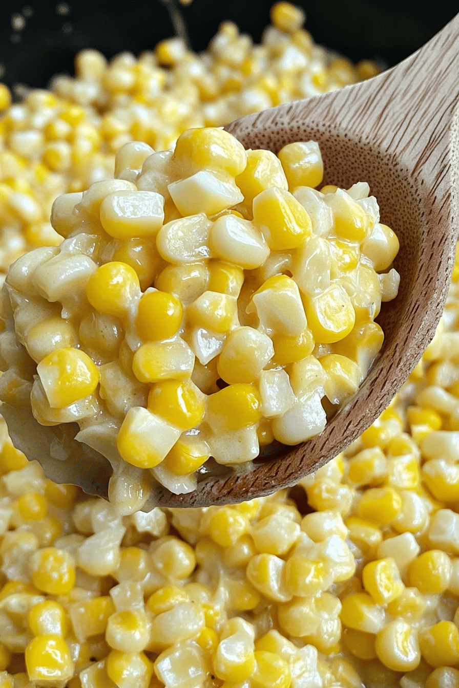 Creamy Skillet Corn ingredients organized and measured on kitchen counter