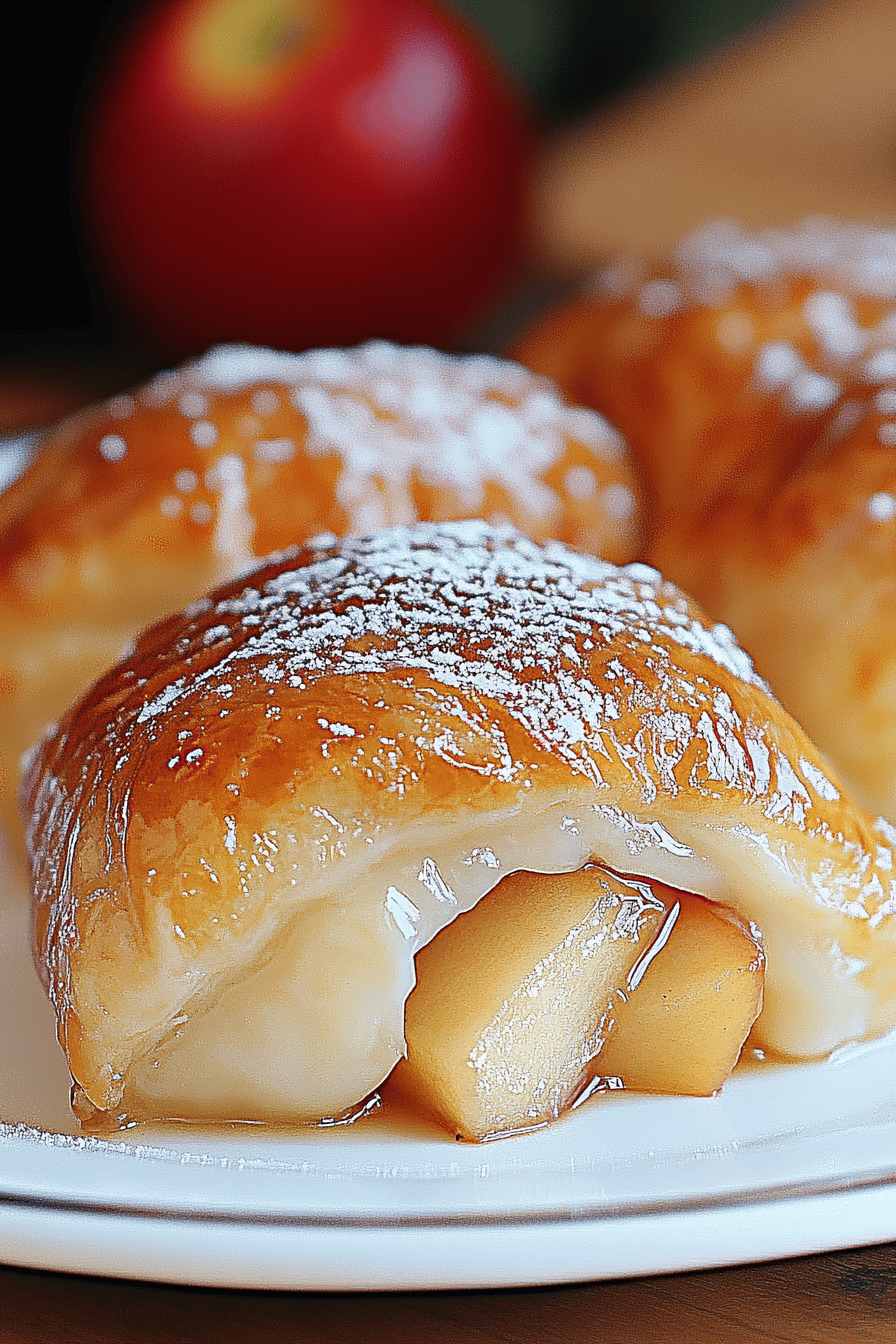 Crescent Roll Apple Dumplings