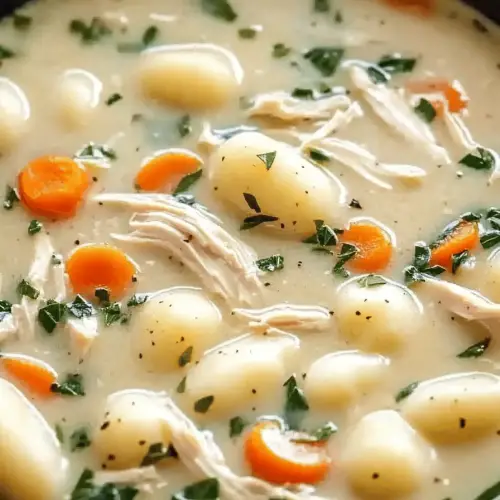 Crockpot Chicken Gnocchi Soup