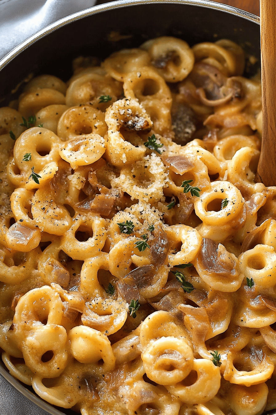 French Onion Pasta