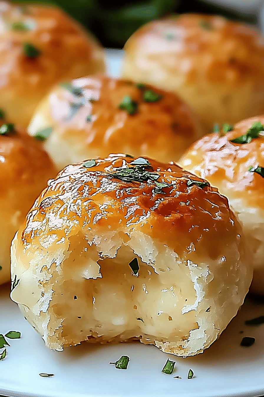 Garlic Butter Cheese Bombs