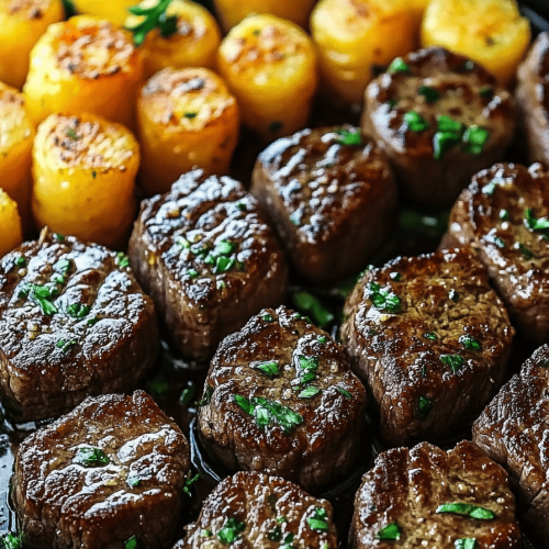 Garlic Butter Steak Bites