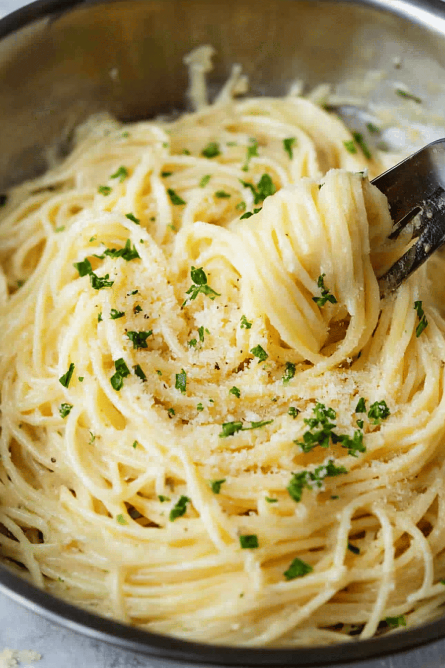 Garlic Parmesan Pasta