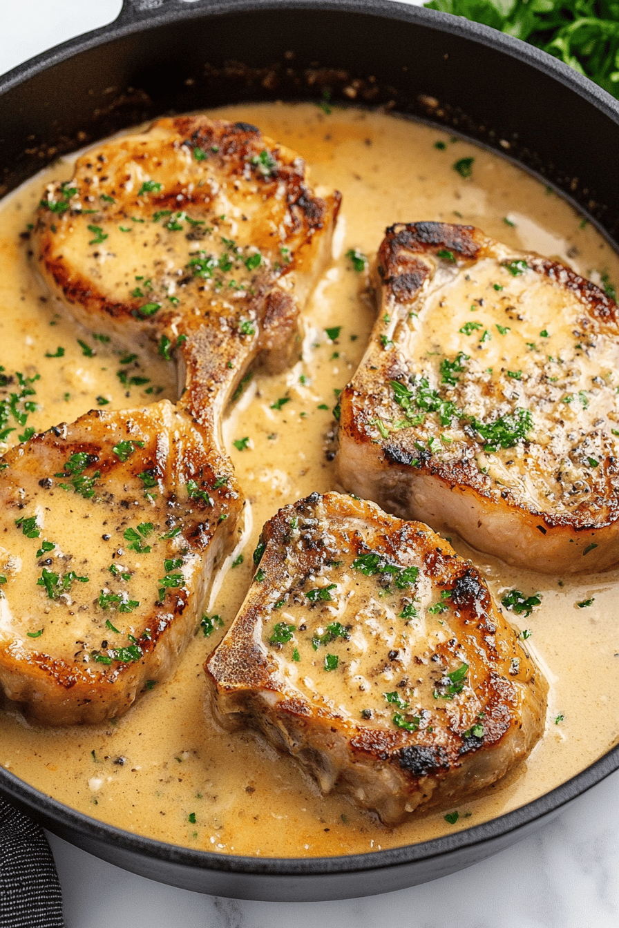 Garlic Parmesan Pork Chops