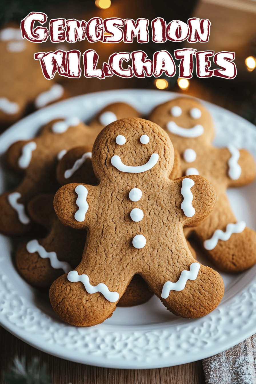 Gingerbread Man Cookies Recipe slice on plate showing perfect texture and swirl pattern