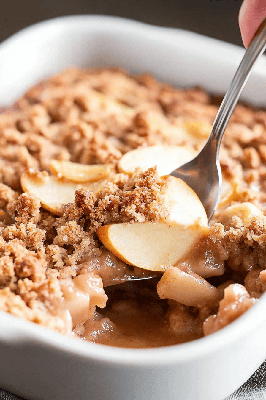 Gluten-Free Apple Crumble ingredients organized and measured on kitchen counter
