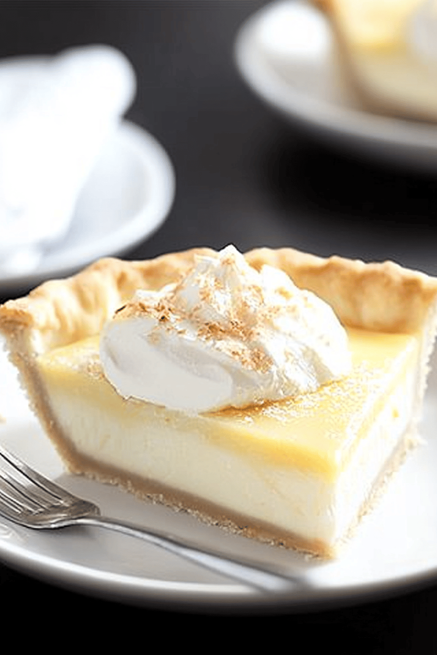 Gluten-Free Coconut Cream Pie slice on plate showing perfect texture and swirl pattern