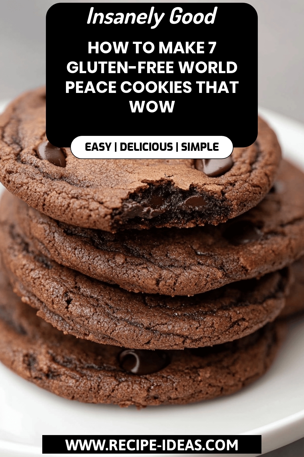 Gluten-Free Cookies final dish beautifully presented and ready to serve