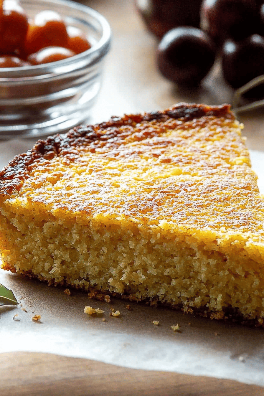 Gluten-Free Cornbread ingredients organized and measured on kitchen counter