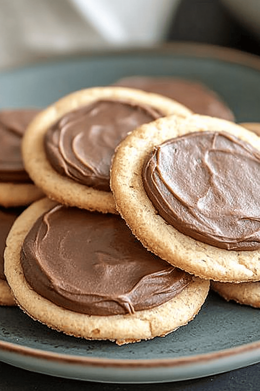 Gluten-Free Digestive Biscuits Recipe slice on plate showing perfect texture and swirl pattern