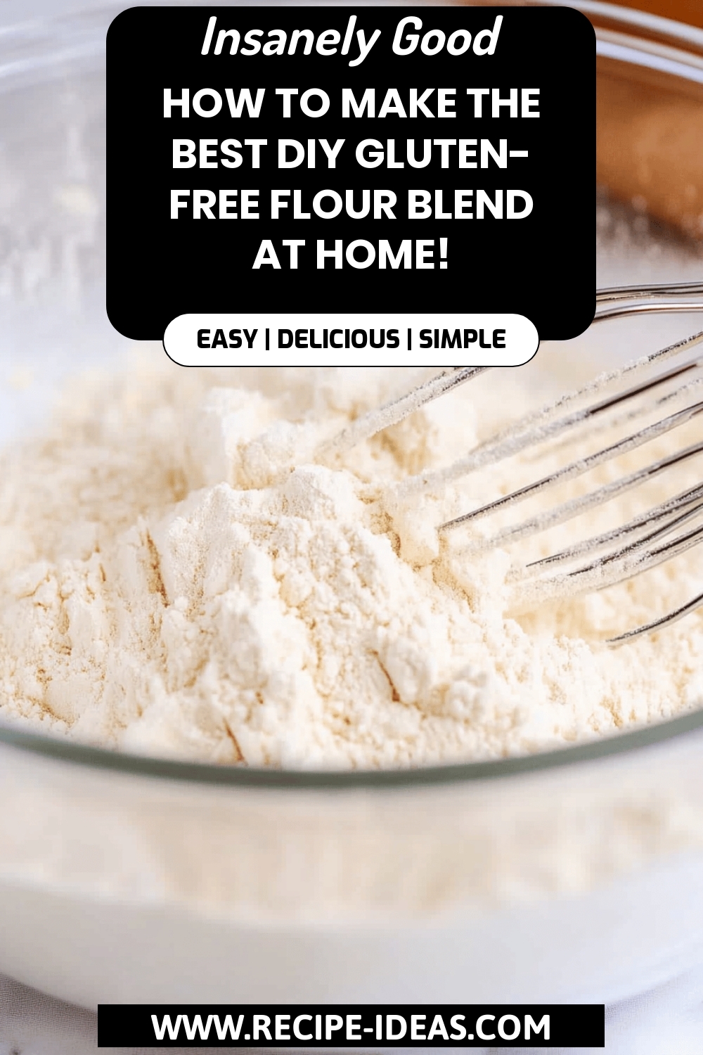 Gluten-Free Flour Blend final dish beautifully presented and ready to serve