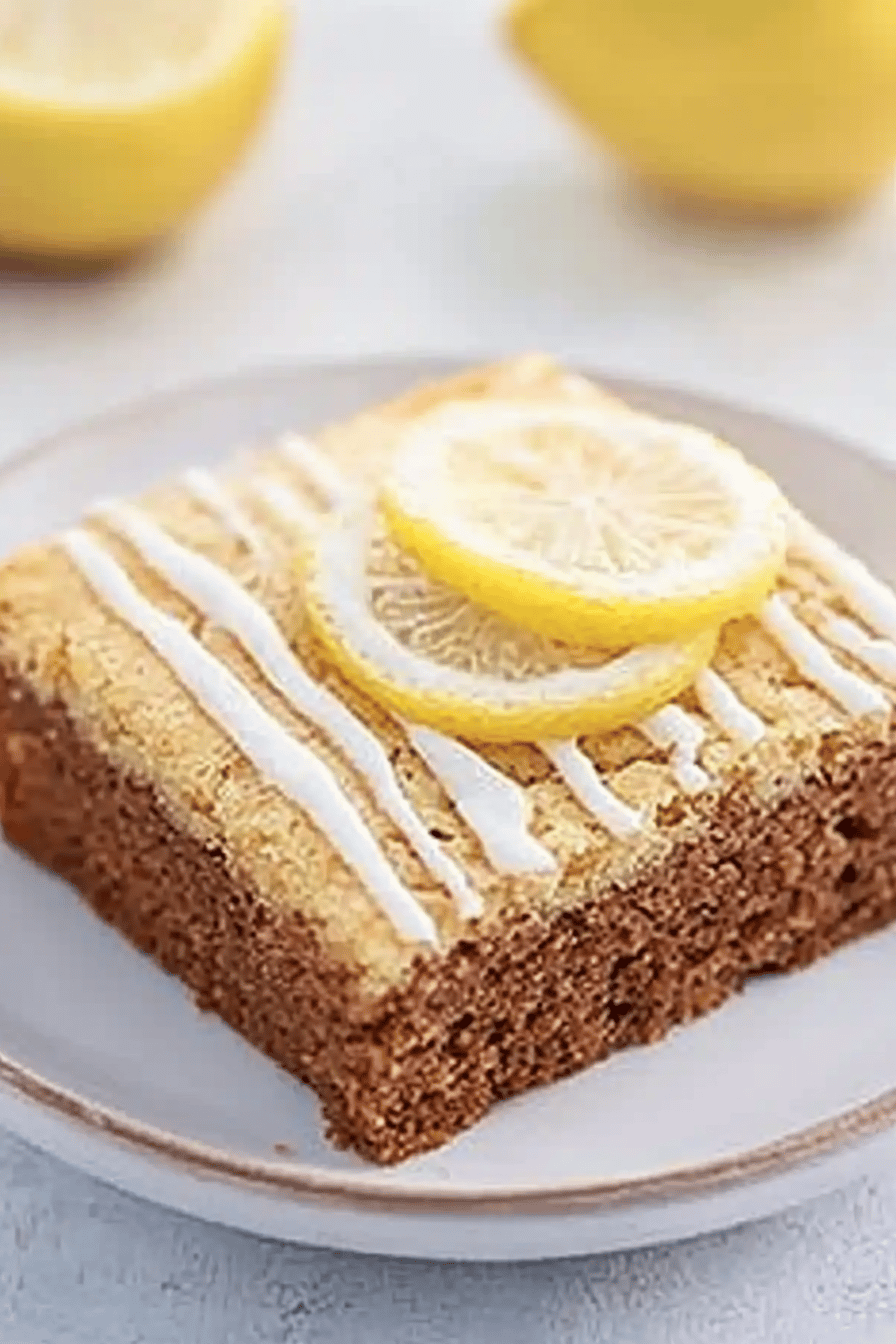 Gluten-Free Lemon Brownies