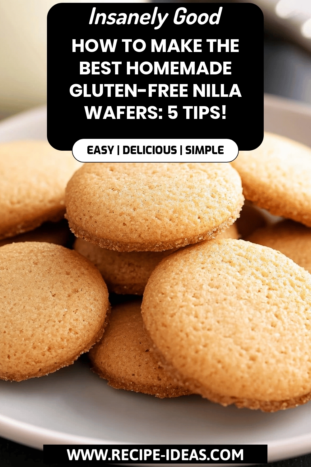 Gluten-Free Nilla Wafers final dish beautifully presented and ready to serve