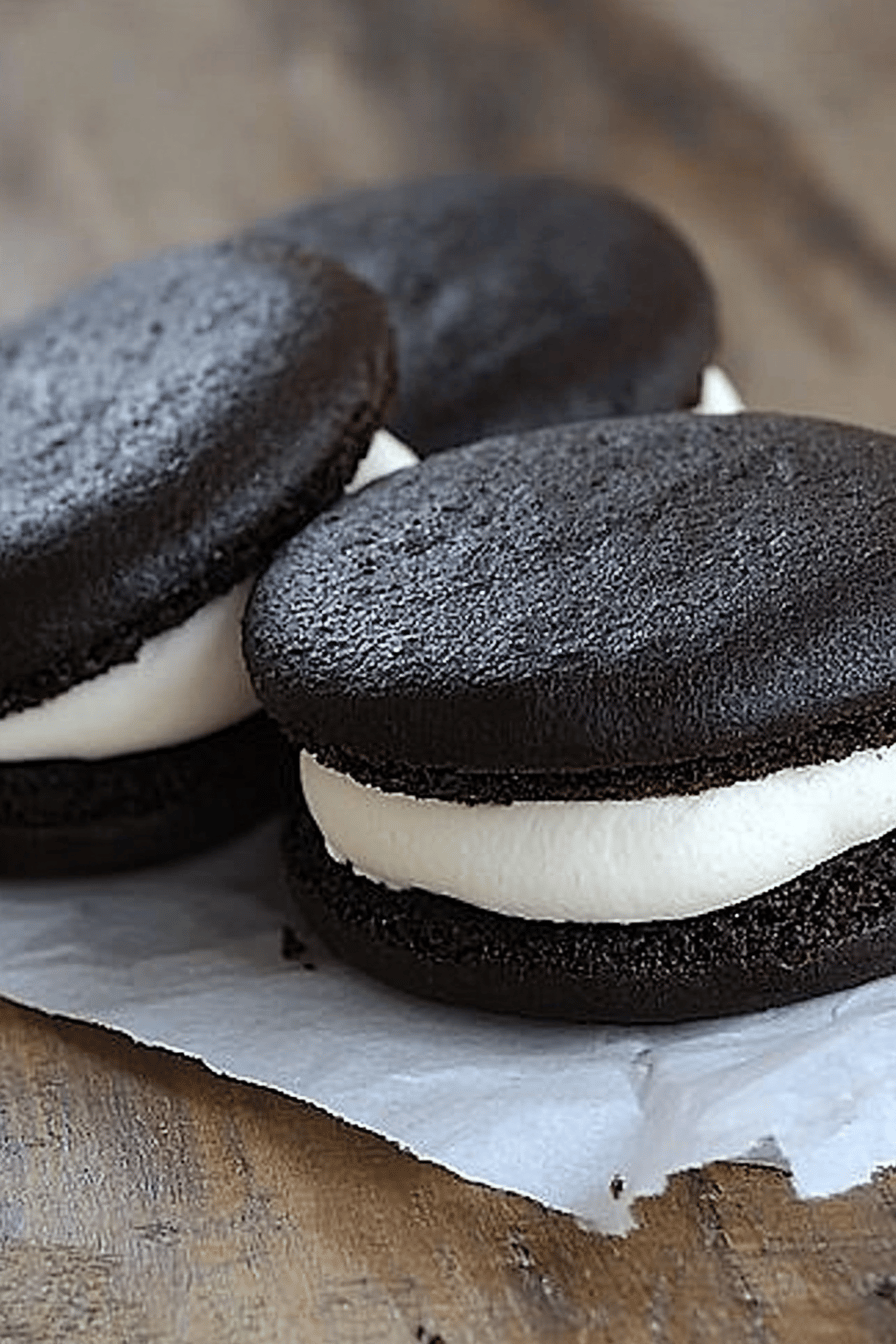 Gluten-Free Oreo Cakesters ingredients organized and measured on kitchen counter