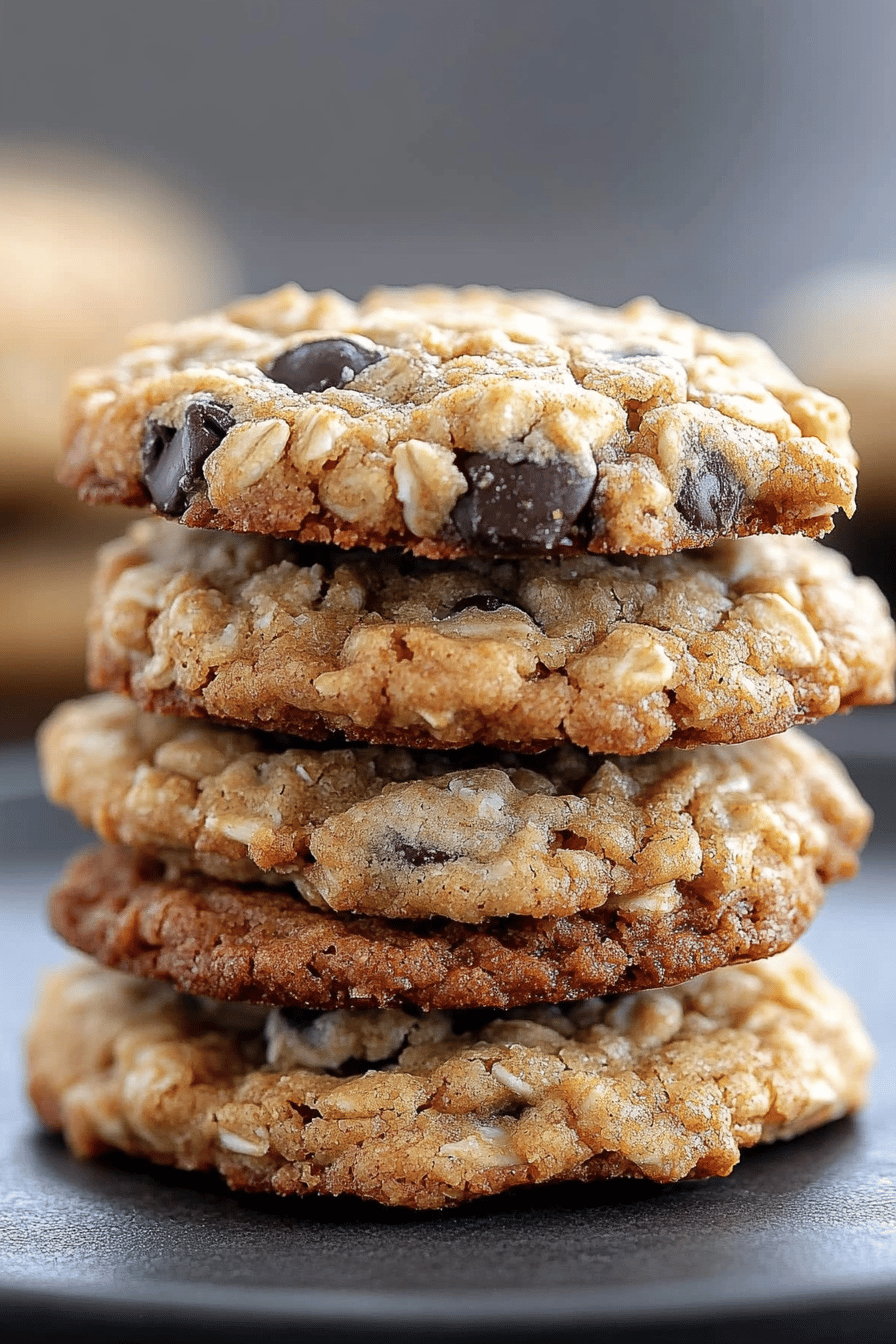 Gluten-Free Pumpkin Oatmeal Cookies slice on plate showing perfect texture and swirl pattern