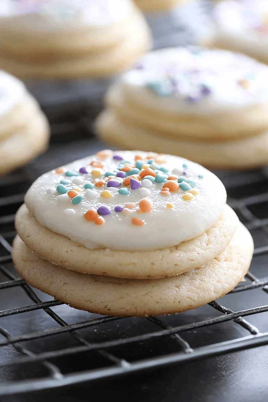Gluten-Free Sugar Cookies final dish beautifully presented and ready to serve
